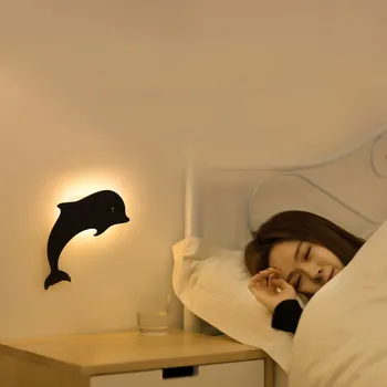 

The New Listing Peculiar Silhouette Atmosphere Projection Lamp USB Charger LED Night Lamp Motion Sensor And Remote Control Lamp