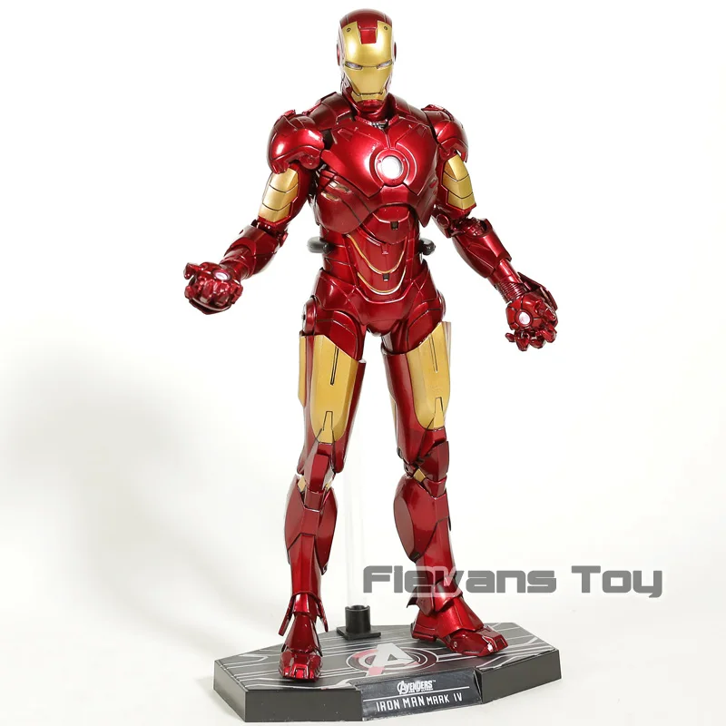 Hot Toys Iron Man MK 4 Mark IV 1/6 Scale PVC Action Figure Collectible Model Toy