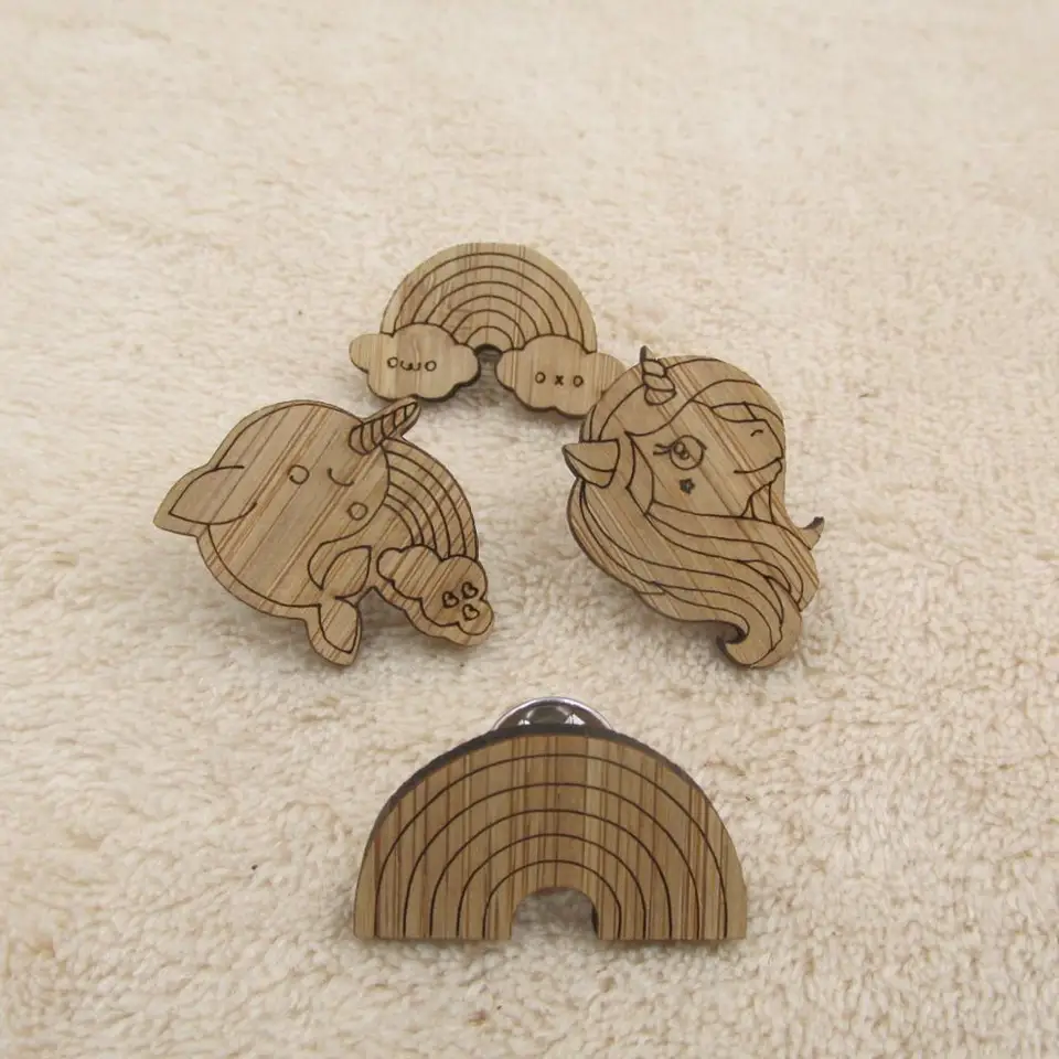 wooden hat pins