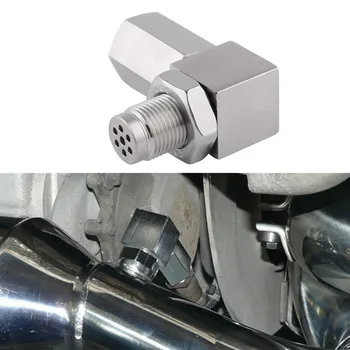 

SPEEDWOW Oxygen Sensor Extender Engine Light CEL Check Bung 90 degree O2 Oxygen Sensor Steel Weld Bung 02 Bunf HHO Adapter