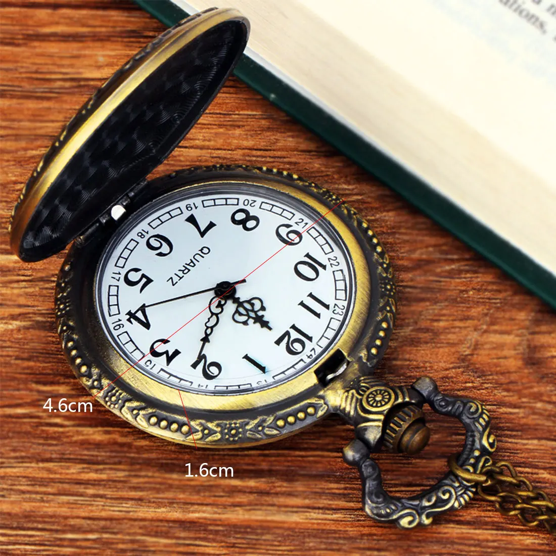 Vintage Bronze Quartz Pocket Watches Fairy Them Pendant Chain Clock Birthday Gift pocket watch Fashion accessories