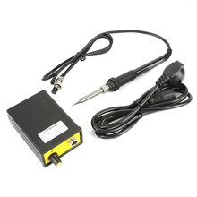 1 шт. паяльная станция GSM-T19 110 В/220 В 60 Вт Регулируемая температура электрическая паяльная станция с паяльной подставкой