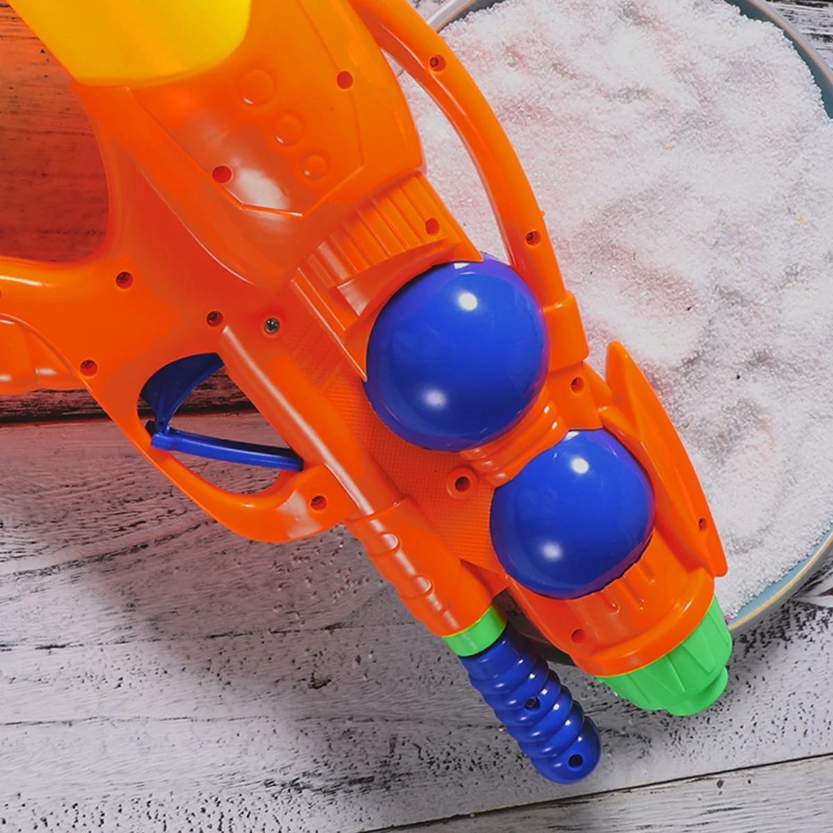 Детский водный бластер водяная игрушка стрелялка летний плавательный бассейн игра пляж песок воды стрельба игрушка(оранжевый