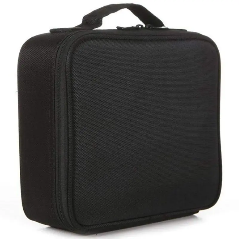 

FGGS Portable Mini Travel Make Up Cosmetic Bag Case Large Capacity Double Layer Makeup Organizer Case, Nylon
