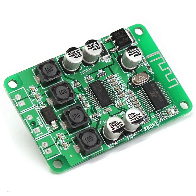 LEORY 2*15 Вт TPA3110 двухканальный bluetooth аудио усилитель мощности плата для 4/6/8/10 Ом