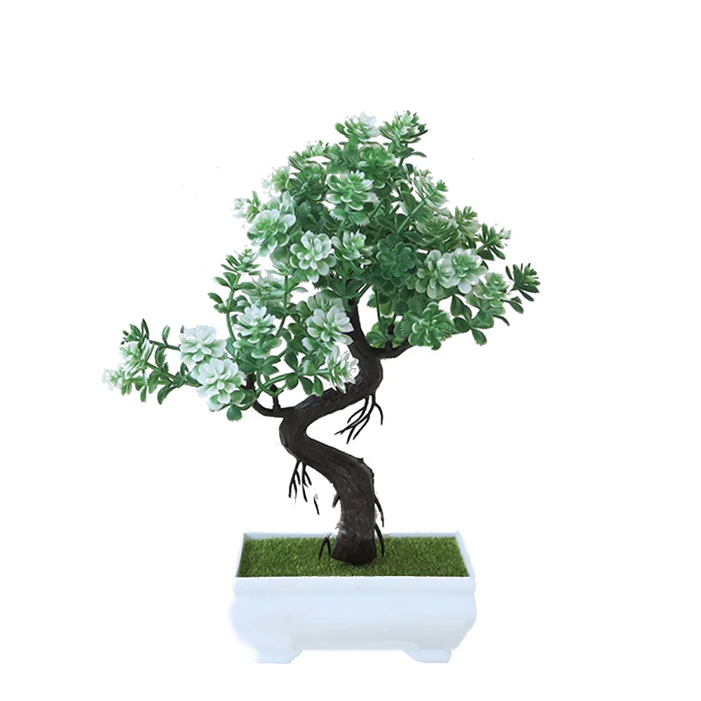 банзай дерево. настольное дерево. статуэтка дерево белое. японские карликовые деревья бонсай. бонсай.