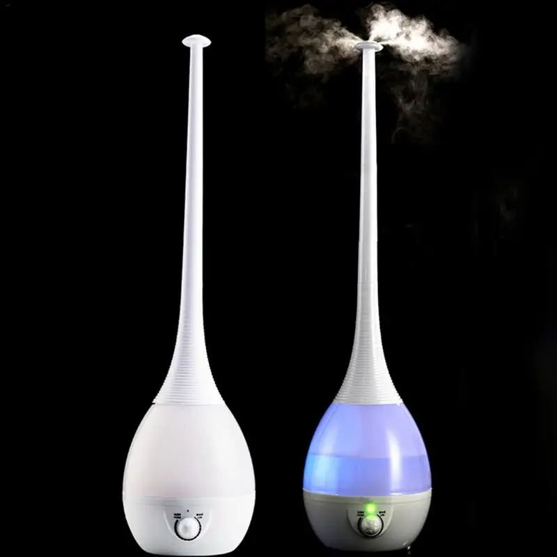 

2.6L Ultrasonic Air Aroma Humidifier Large Capacity Household Mute Colorful Adjustable Floor Type Humidifiers With Lights