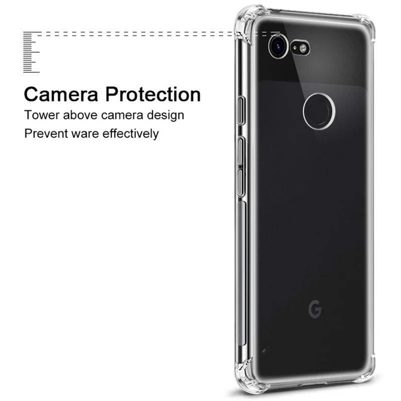 Подушка безопасности для противоударный чехол для Google Pixel 2 2XL 3 3A 3XL силиконовый чехол-накладка из термополиуретана для телефона чехол для Google Pixel 4 Pixel3 Pixel2 3A XL чехол