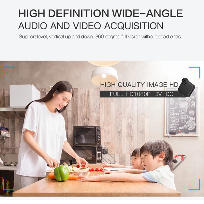 OPQ C1s HD 1080P Мини камера WIFI IP датчик движения Велосипедное тело мини DV DVR магнитный