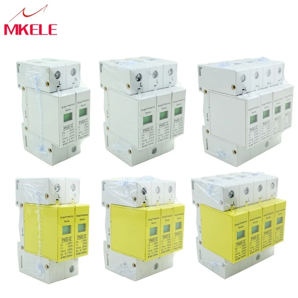 

Circuit Breakers House SPD 2P/3P/4P 10KA~100KA~385VAC Surge Protector Protective Low-voltage Arrester Device