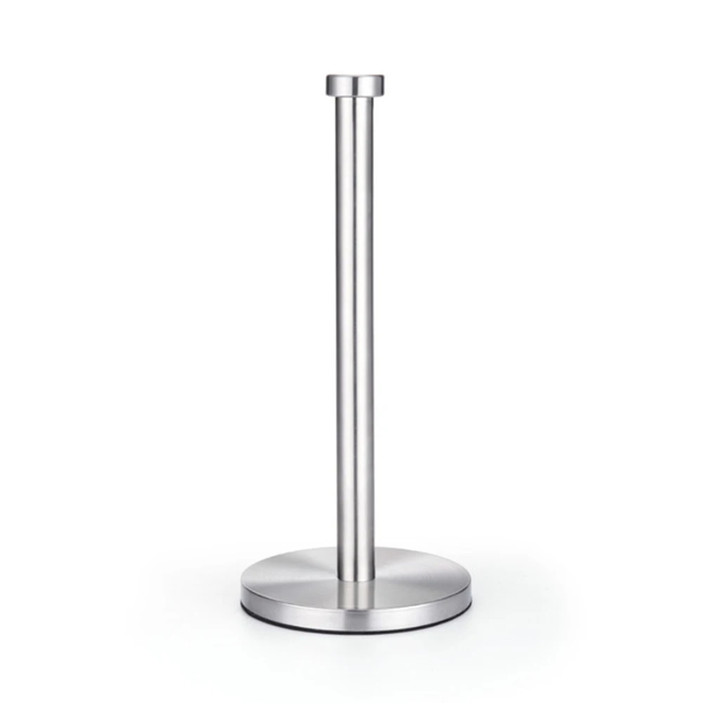 

Stainless Steel Roll Paper Towel Rack Kitchen Tissue Holder Bathroom Toilet Paper Stand Napkin Rack House Tool