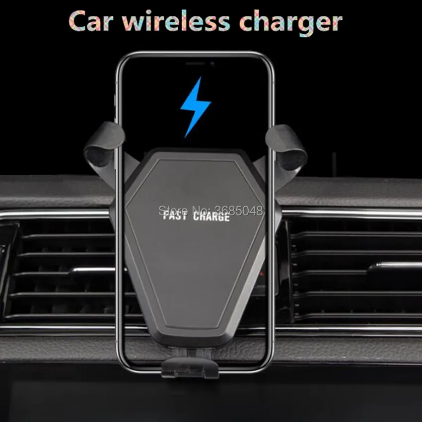 

Qi Car Wireless Charger Phone Holder for toyota corolla hyundai i30 cadillac hyundai accent 2008 daihatsu terios ford mondeo