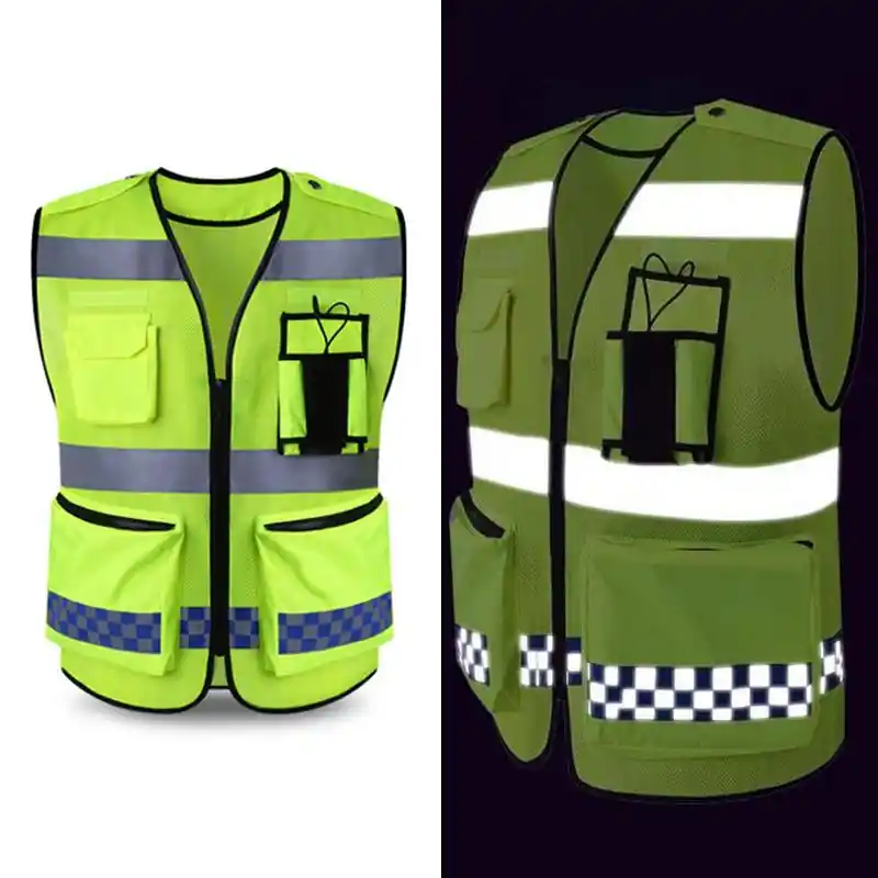 hi vis cycling vest