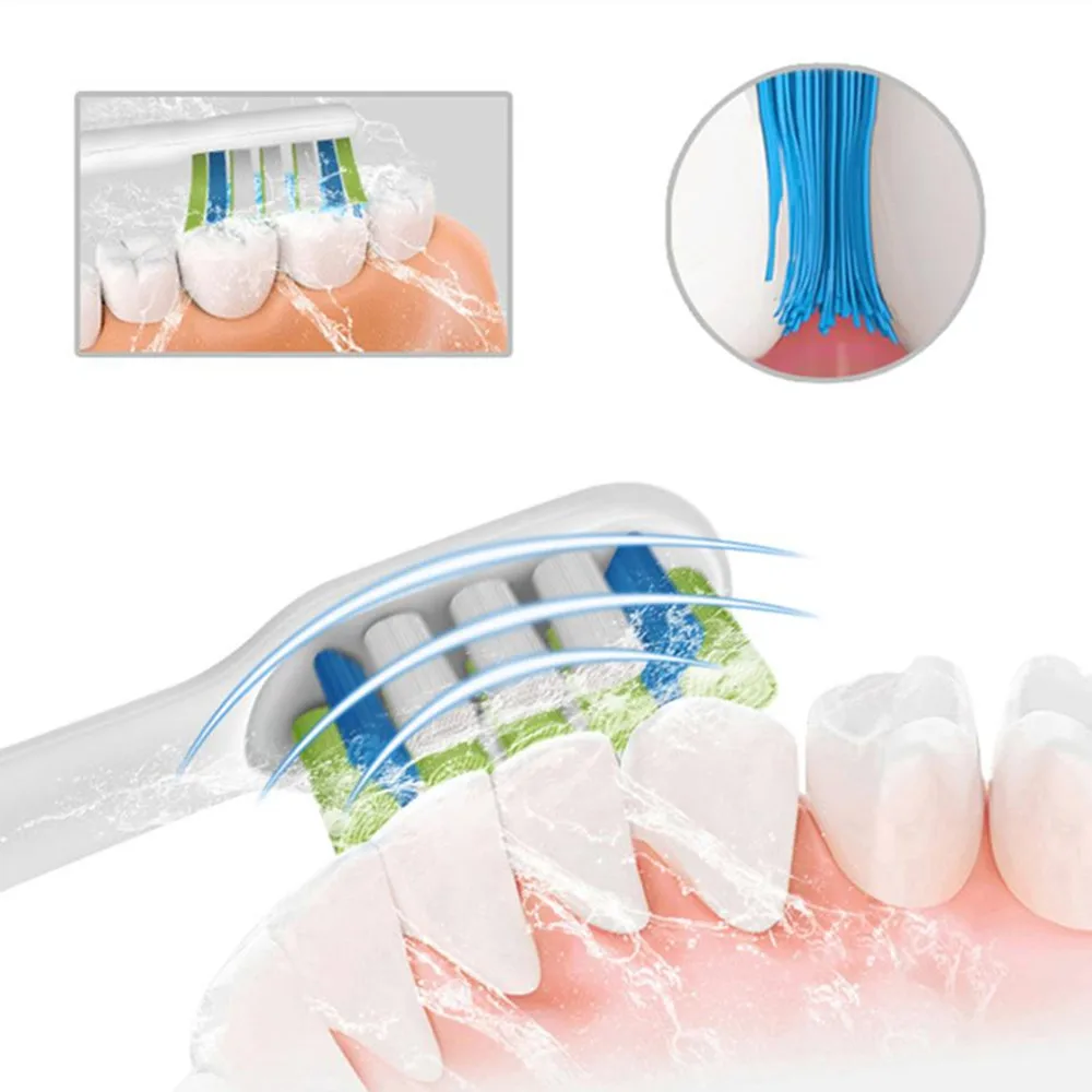 1 шт. Сменная головка зубной щетки для SOOCAS/11 Mijia SOOCARE X3 инструмент для ухода за зубами головка зубной щетки