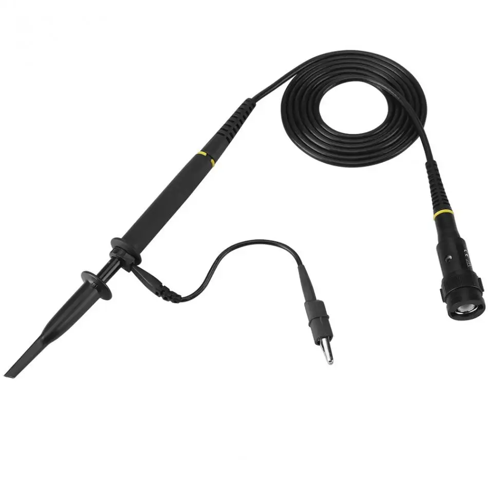 

P4100 Oscilloscope Probe Kit 100X High Voltage 2KV Oscilloscope Clip Test Probe 100MHz Bandwidth BNC Connector P4100 Probe