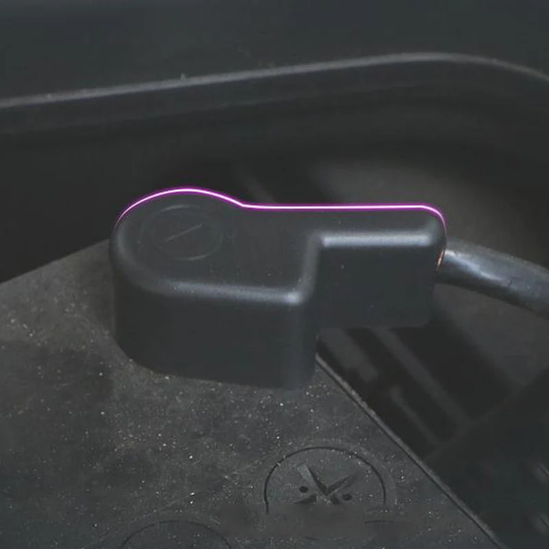

For Mitsubishi Mirage G4 Attrage Space Star Outlander Lancer Car Non-flammable ABS Negative Power Battery Protection Cover