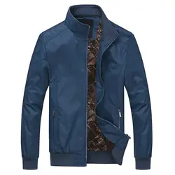 2018 Топ ацетат Короткая Повседневная однотонная тонкая кожаная куртка Casaco Masculino Militar зимняя новая мужская куртка кросс-Бордер для больших