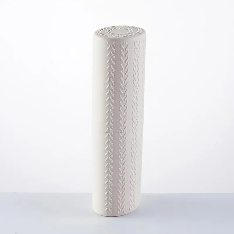 

Oval Toothbrush Toothpaste Travel Case Antibacterial Portable Storage Box Healthy Modern Life for Travel Family Camping School