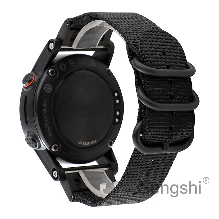 

Gengshi 26MM Quick Nylon Easy fit Wrist Watchband Strap for Garmin Fenix 5X ,5X Plus ,Fenix 3, fenix3 Hr ,Descent Mk1