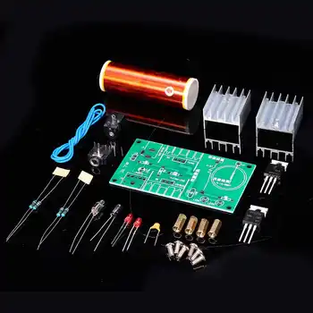 

CLAITE 15W DC 15-24V 2A DIY Mini Coil Module Unassembled Speaker Electronic Kit Resonant Transformer Loudspeaker