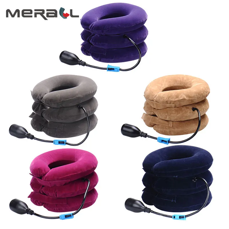 

Neck Cervical Traction Device Inflatable Soft Brace Support Device for Headache Head Back Shoulder Neck Pain Health Care