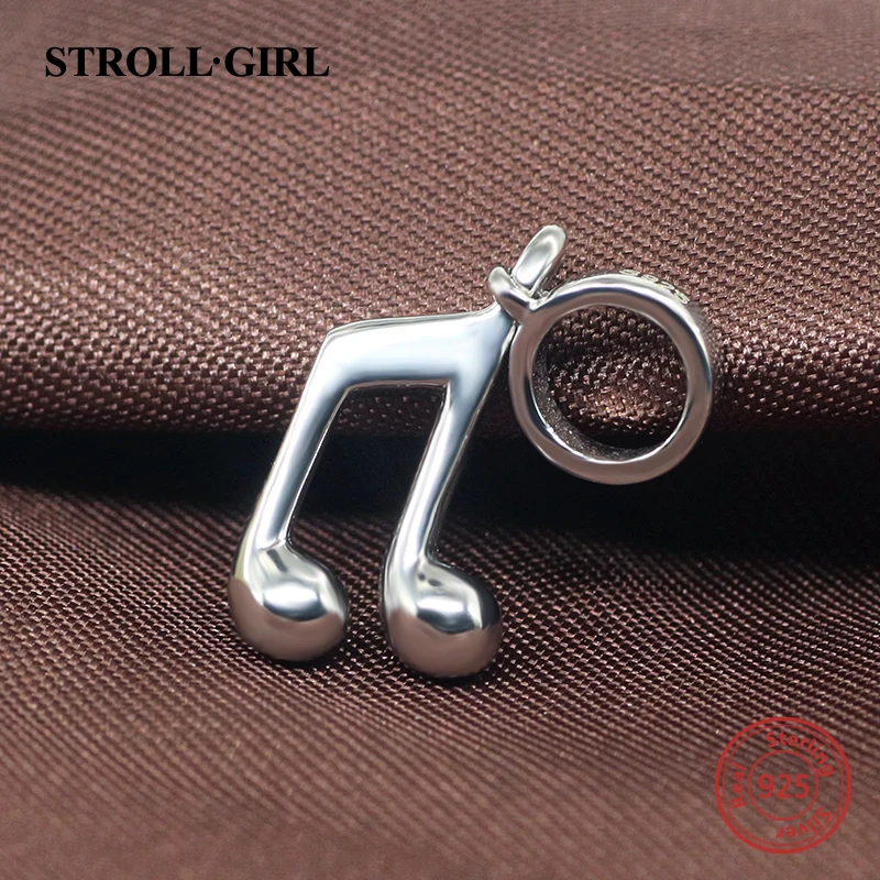 New 925 Sterling Silver Music Operator Charms Beads Fit Pandora Bracelets chain Authentic Luxury DIY Jewelry Gift For Lover