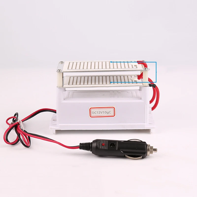 

12V Ozone generator 10g/h vehicle disinfection Car Portable Full Fungicides