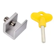 Универсальные регулируемые раздвижные оконные замки пластиковая стальная рама для дверей и окон замки безопасности с ключом для дома и офиса