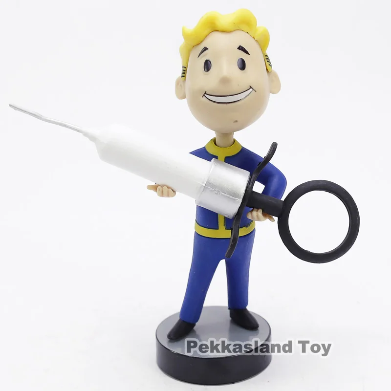 Коллекционная экшн фигурка из ПВХ Fallout 4 Vault Boy с поплавковой головой|Игровые