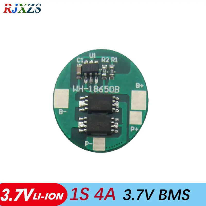 

1S 4A 4.2V li-ion BMS PCM battery protection board bms pcm for lithium LicoO2 Limn2O4 18650 li battery