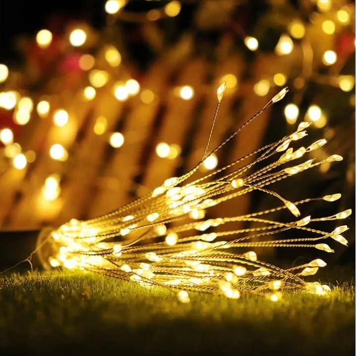 8 Models Fairy String Light Battery Operated Starburst Holiday Light With Remote Control Garden Party Home Christmas Decoration 8 Models Fairy String Light Battery Operated Starburst Holiday Light With Remote Control Garden Party Home Christmas Decoration