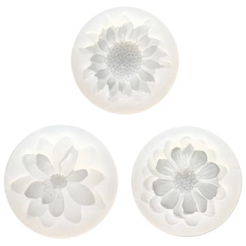 

Diy Silicone 3D Flower Moulds Mold Resin Jewelry Pendant Making Tool Crafts