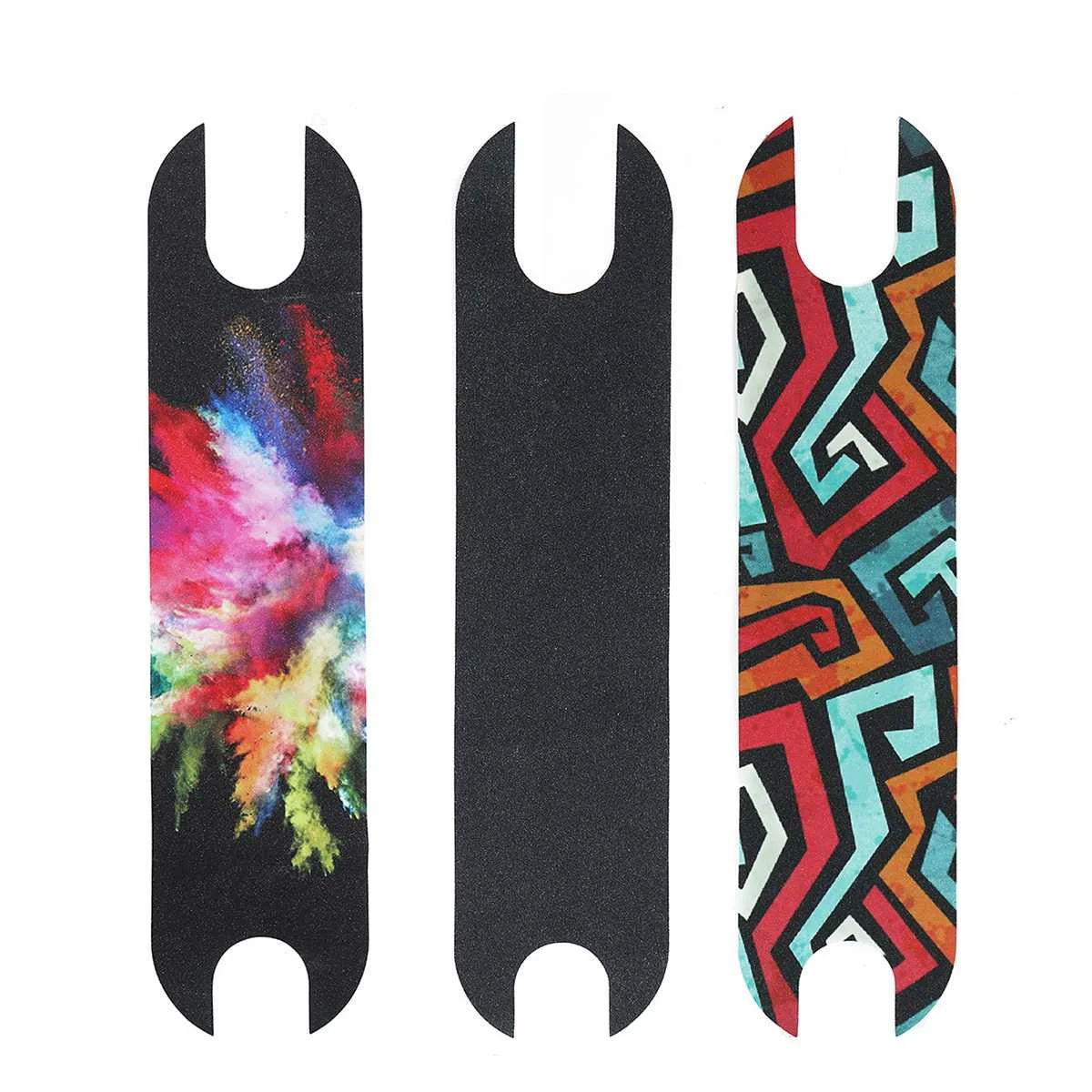 DIY سكوتر كهربائي دواسة الصنفرة مسند ملصقات الشريط عدم الانزلاق الكرتون الصنفرة ل لوح التزلج ل XIAOMI Mijia M365