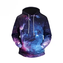 

Men's 3D Sweatshirts Long Sleeve Autumn Winter Casual O-Neck Starry Sky Print Fashion Hoody Large Size Hot Sale