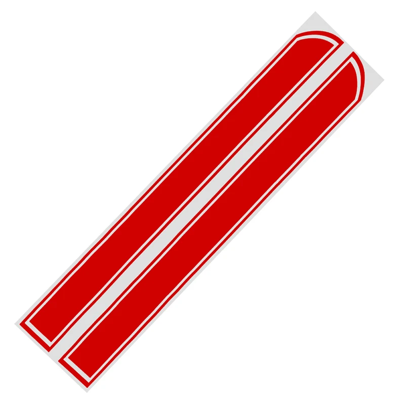 

130x11cm PVC Auto Motorcycle Sticker Hood Engine Cover DIY Stripe Decoration Reflective Car Exterior Accessories
