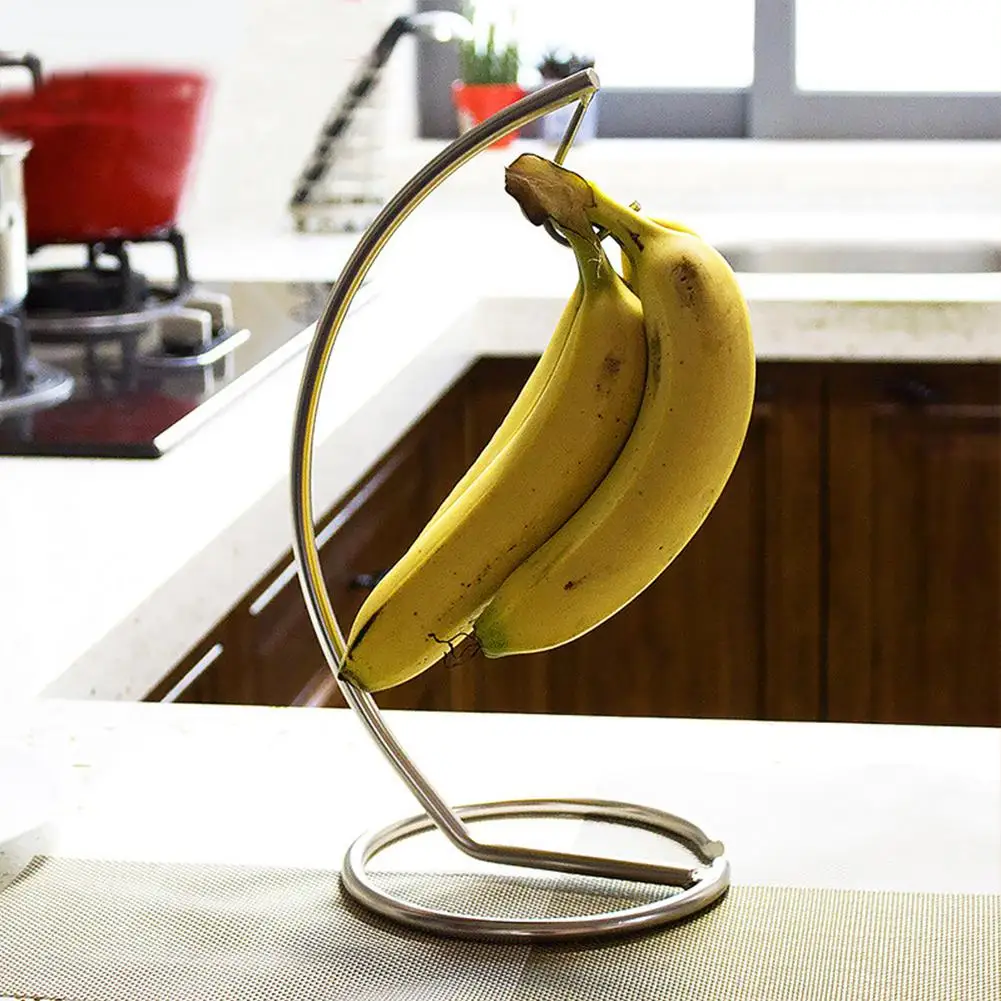 

Adeeing Multifunction Banana Hanger Rack for Fruit Displaying Kitchen Storage