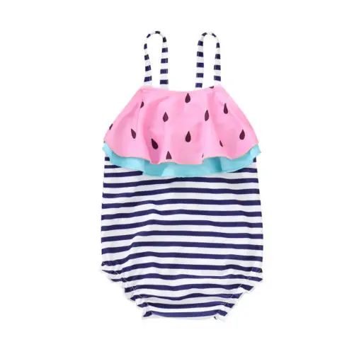 baby girl watermelon swimsuit