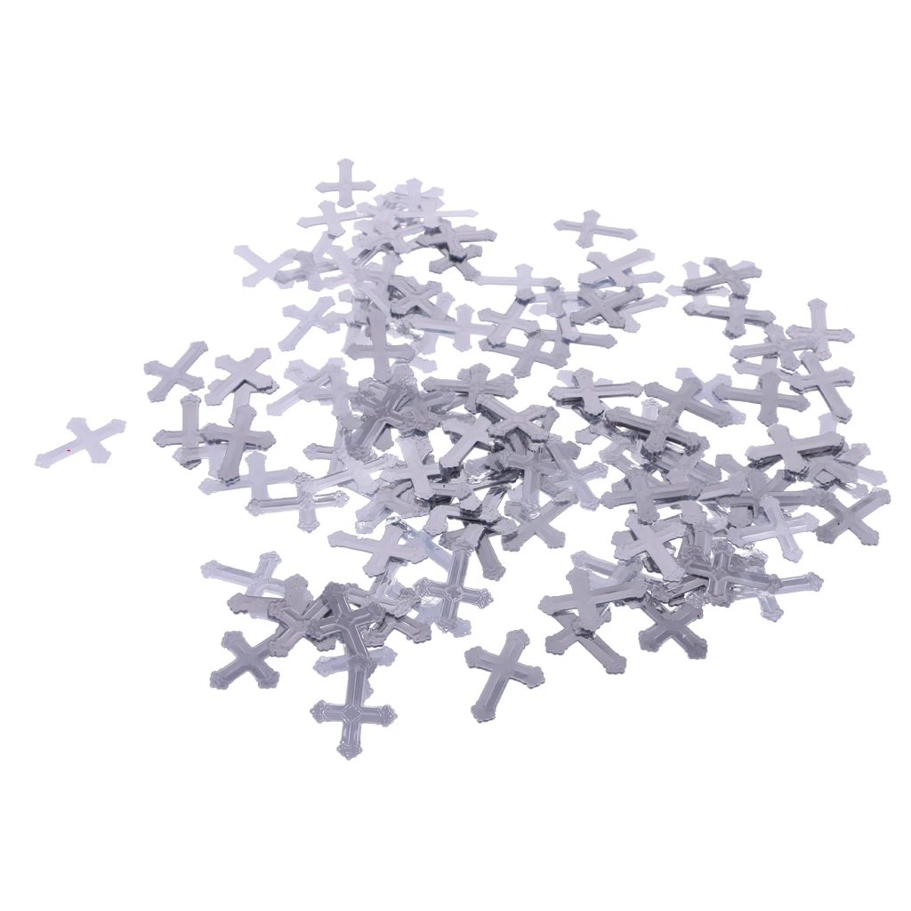 

Chrisening Communion Religious Theme Crosses Table Confetti Sprinkles 15g for Wedding Birthday Party Decoration