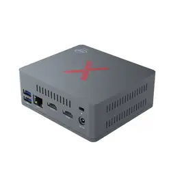 Bt3-X Мини ПК 2,4 ГГц Wi Fi Bluetooth 4,0 Ethernet 1000 Мбит/с 4 Гб оперативная память 64 Встроенная Wins10 Apollo процессор J3355 ТВ коробка (ЕС Plug)