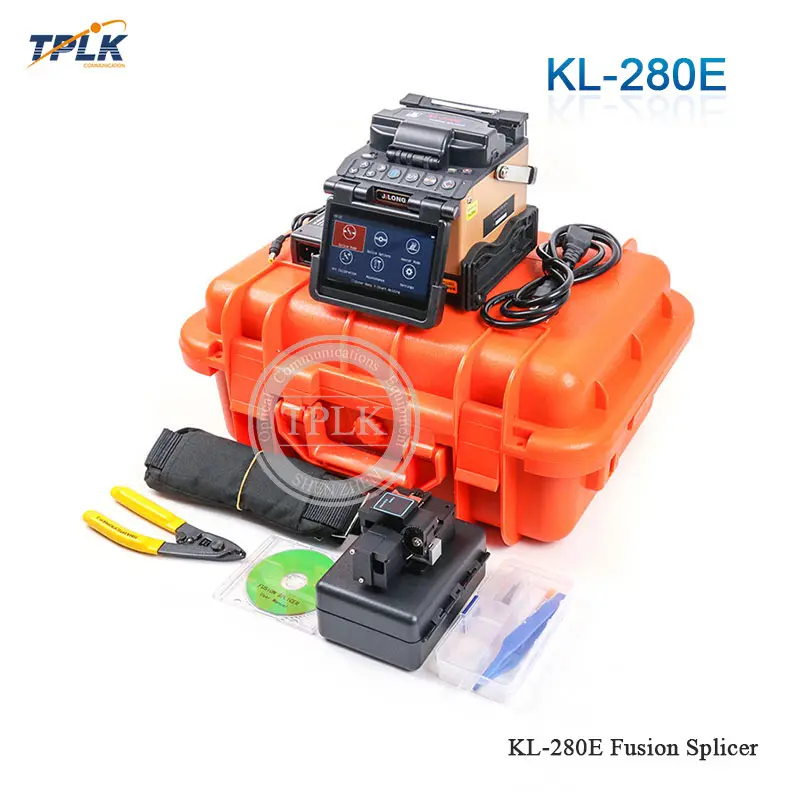 

100% Original Low splice loss Fiber Fusion Splicer JILONG KL-280E, 9sec Typitcal splicing time, standard SM fiber Fusion Splicer