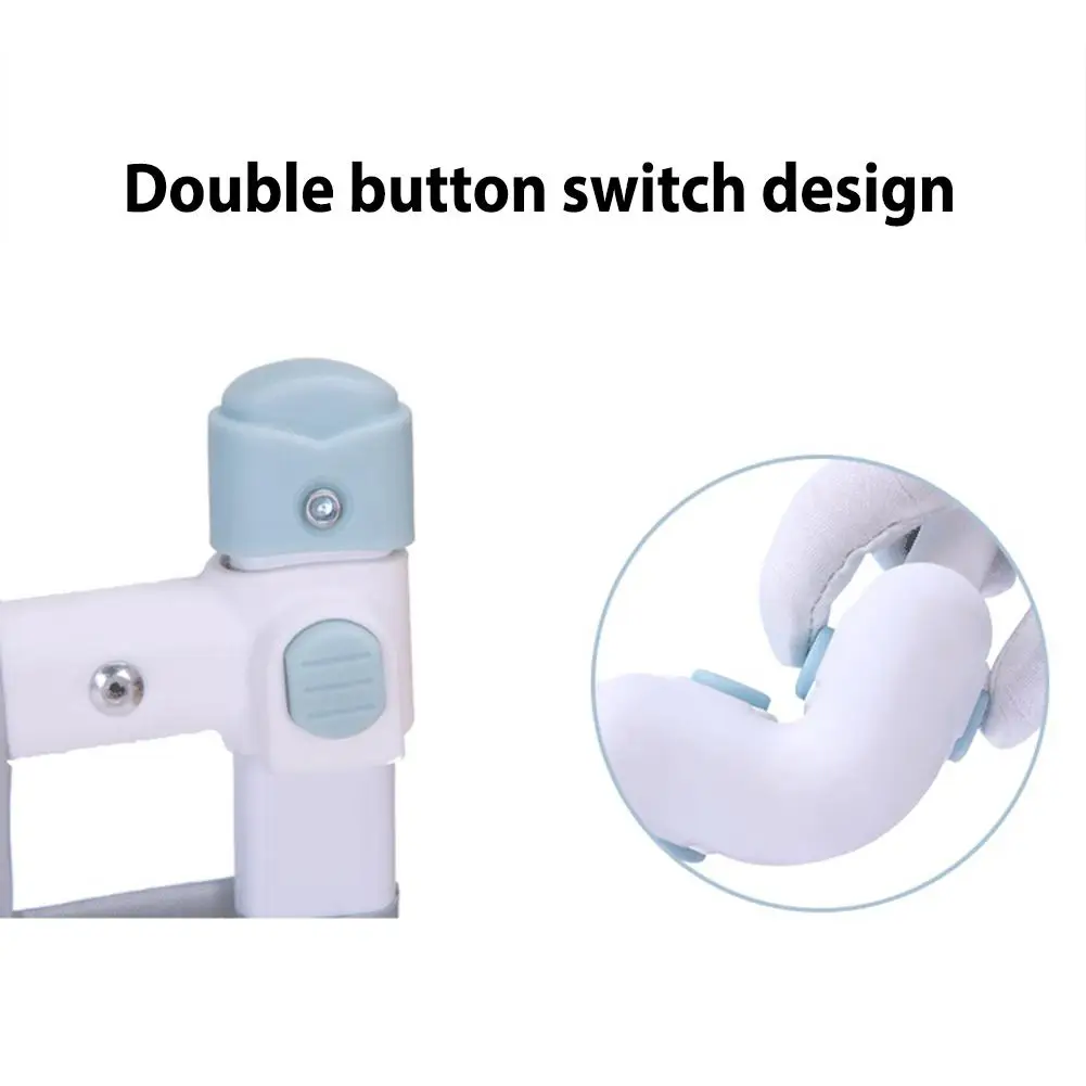 Kidlove مزدوجة أزرار الرأسي رفع السرير السياج اللعب بوابة الحماية للأطفال الطفل الرضع