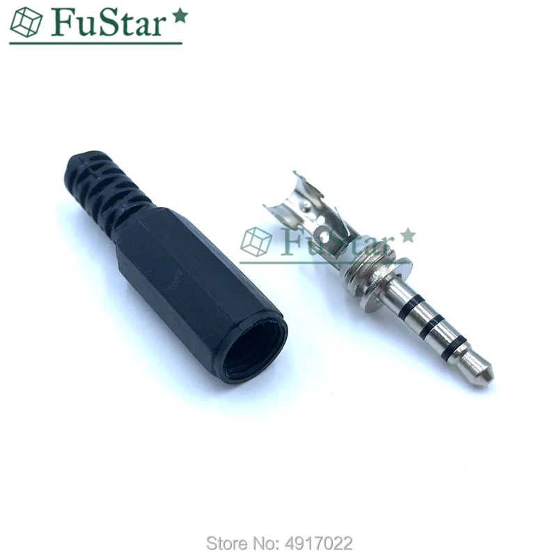 

5pcs 3.5mm 1/8" Audio Male Plug 3.5 Jack 4 Sections Balance Plug FOR Microphone Headphone Connector Audio Plug Earphone Socket