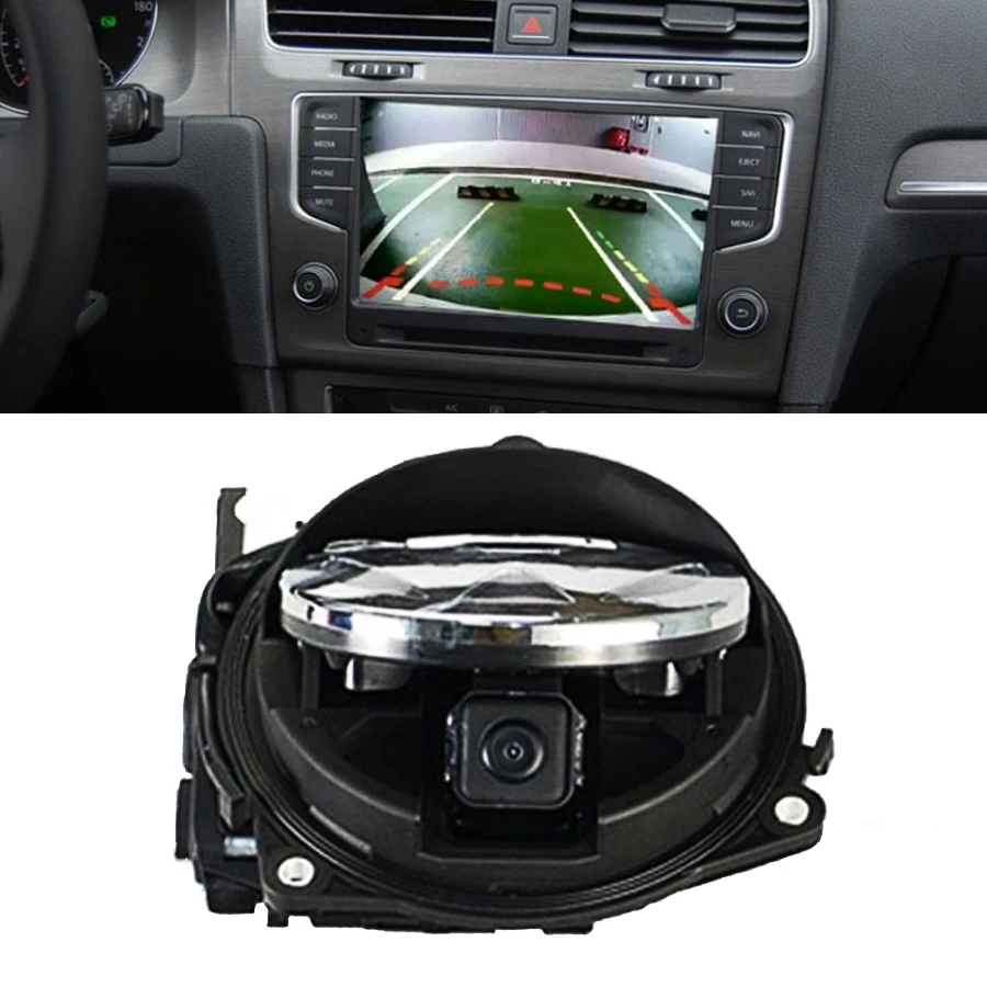 

Car Reverse Backup Camera Smart Flip Trunk Handle Rear View Camera For VW CC Golf 6 Android DVD Monitor