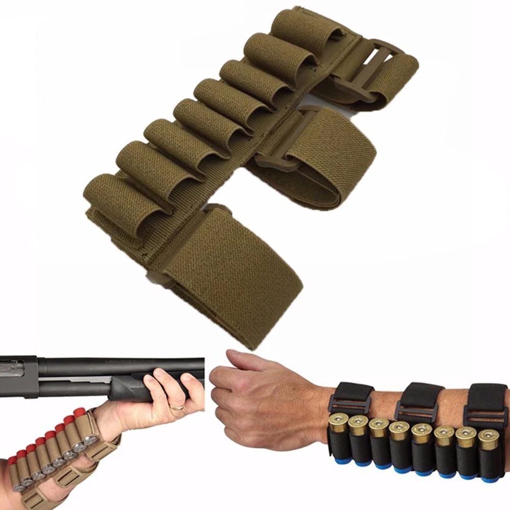 Outdoor Tactical 8 Round Gun Shell Holder Ammo Bag Shotgun Rifle Ammo