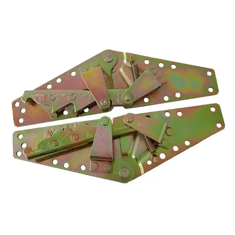 

2pcs Butterfly Shape Dual Use Adjustable Spring Sofa Bed Hinges Furniture Hardware Fittings