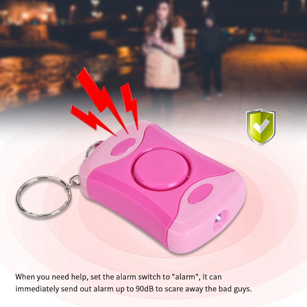 

Personal Alarm Women Security Alarm System with Light Safety Emergency for Kids Girls High quality 2019 NEW