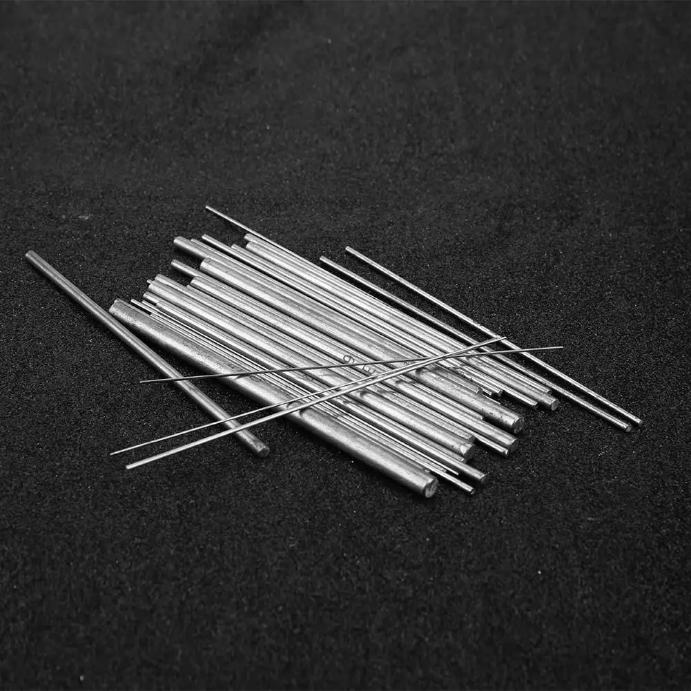 30PCS High Quality Stainless Steel Jewelry Cored Rod Wire Different Size Durable Tool for Jeweler Necklace Earring Making