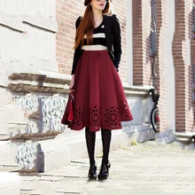 Лето весна Высокая талия тонкий горящий цветок элегантная юбка дикая юбка-Тюльпан полный качели темперамент женская юбка