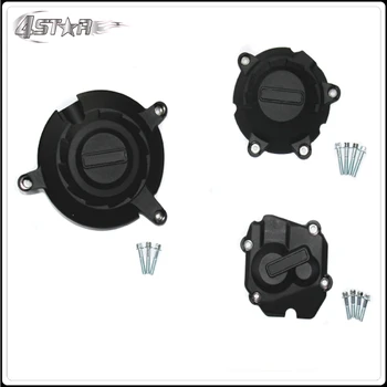 

Motorcycle Engine Stator Crank Case Cover Set Black Crash Pad Slider Protector For KAWASAKI Ninja ZX10R ZX-10R ZX 10R 2011-2016