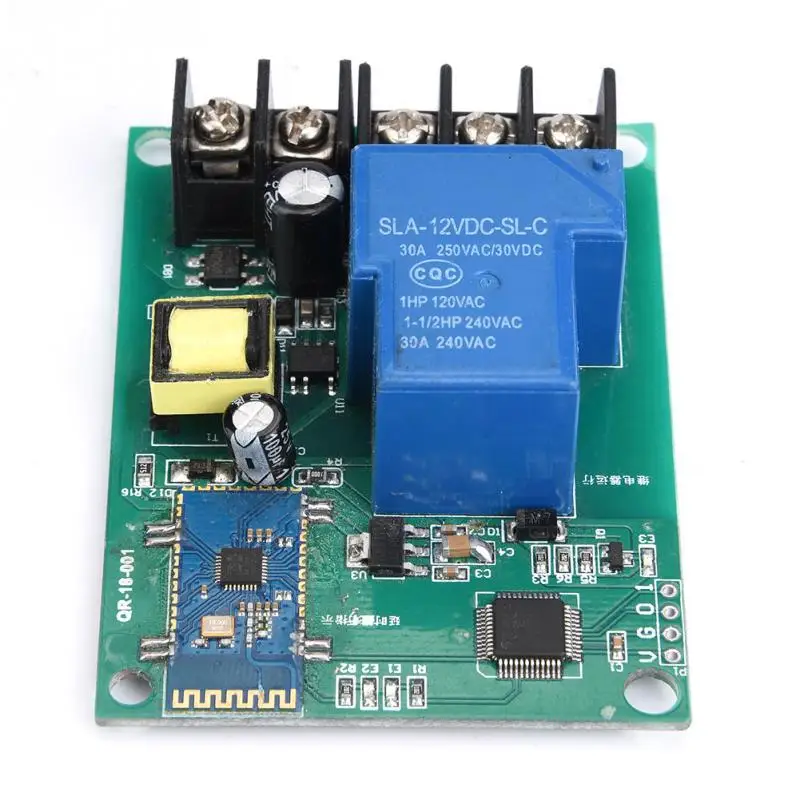 

One Channel Bluetooth Relay Module Wireless Remote Control Timing Switch 110-250VAC Hot